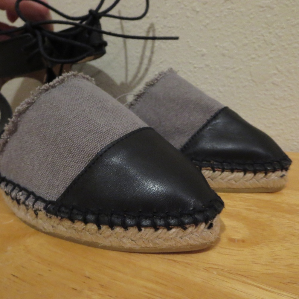 Andre Assous Violeta ankle tie espadrille sandals - Picture 3 of 6